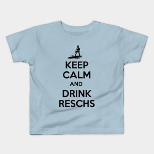 Reschs KEEP CALM SURFER - (black) Kids T-Shirt